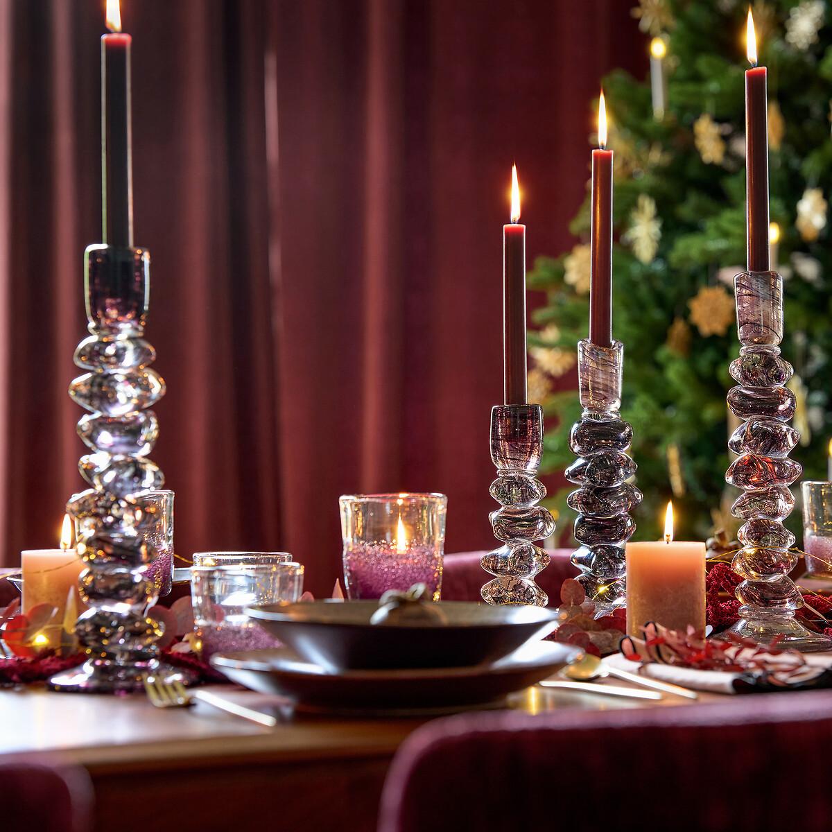 Qimera Candlestick in Hand-Blown Glass H29.5cm – image 2