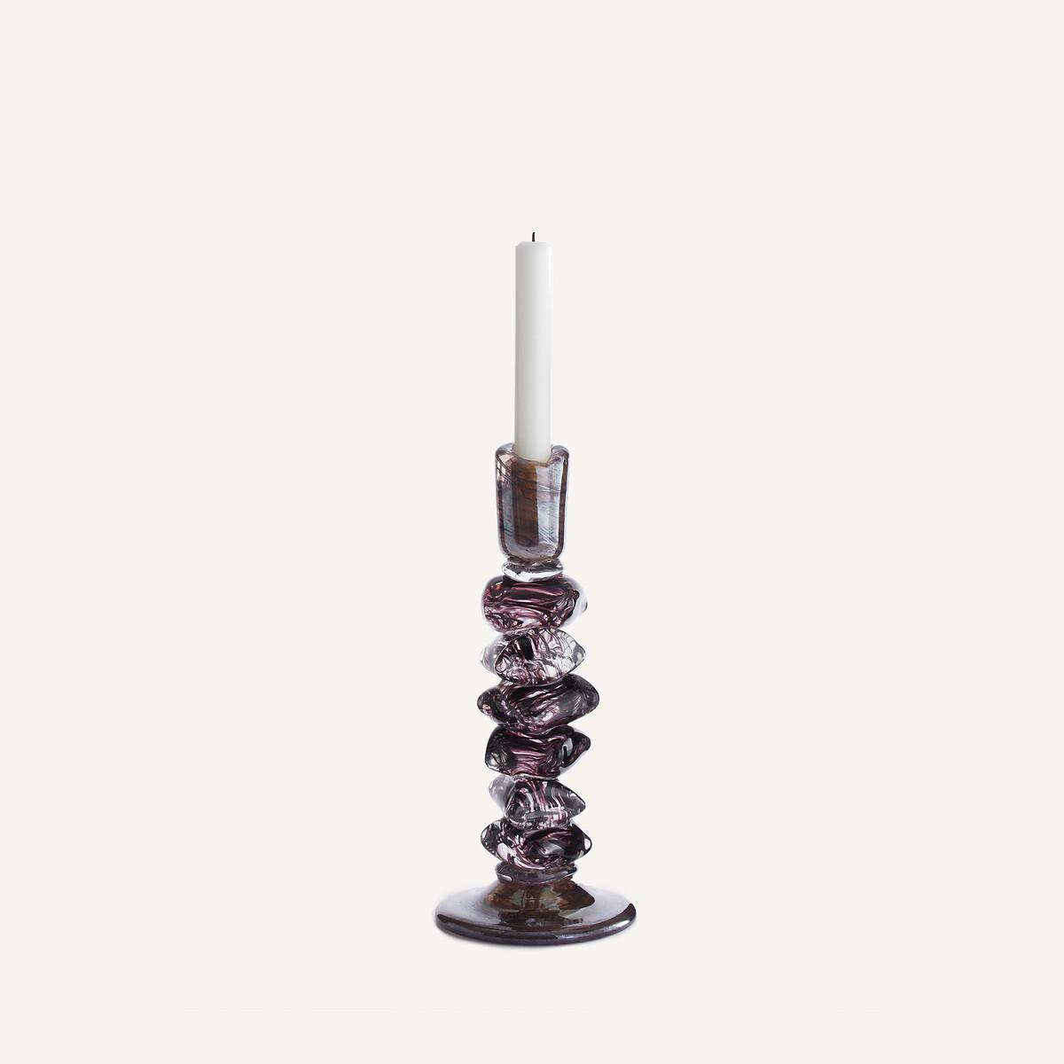 Qimera Candlestick in Hand-Blown Glass H29.5cm – image 3