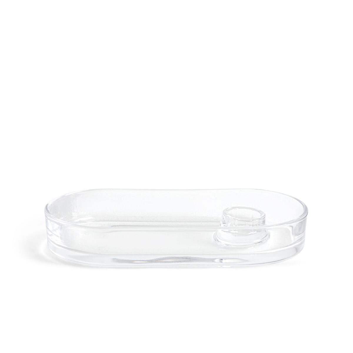 Set of 2 Sila Oval Glass Candle Holders – image 2