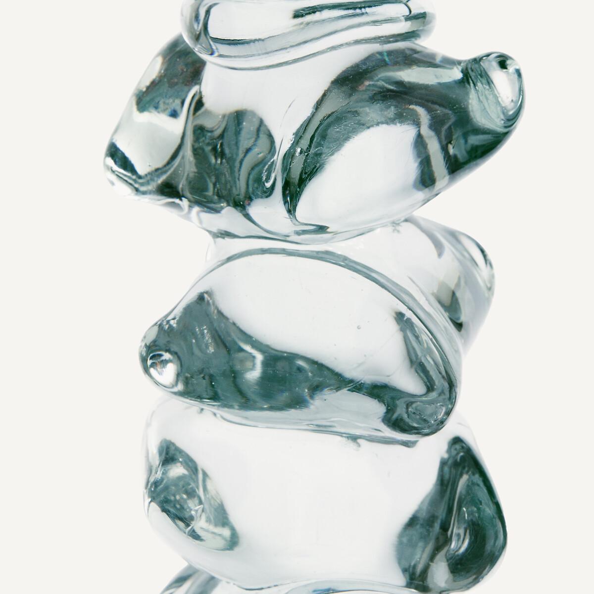 Qimera Transparent Glass Candlestick H35cm – image 4