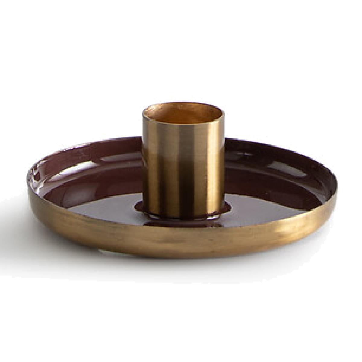 Caspar Enamelled Aluminium Candle Holder – image 1
