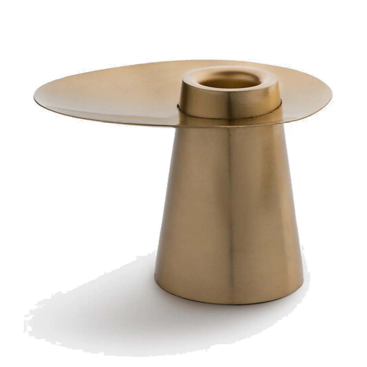 Jory Brass Candlestick H8cm – image 1