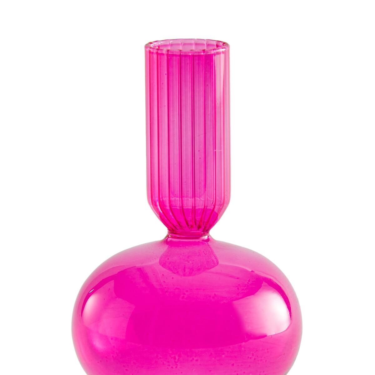Pink October 14.5cm High Glass Candlestick – image 3