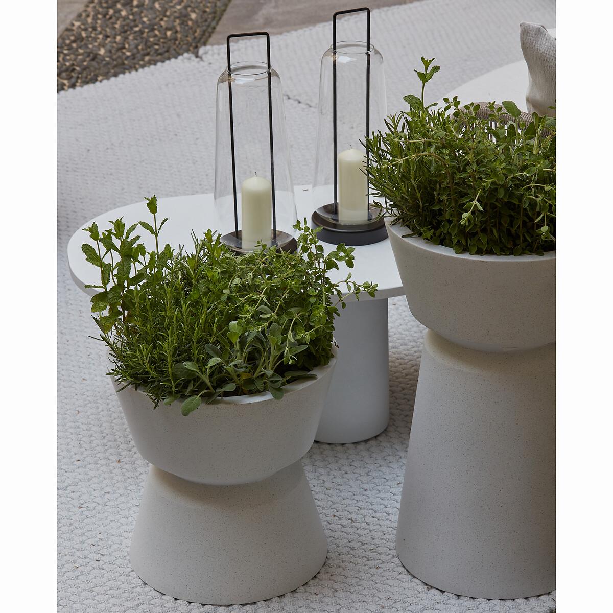 Yoroko H53cm Glass and Metal Lantern – image 4
