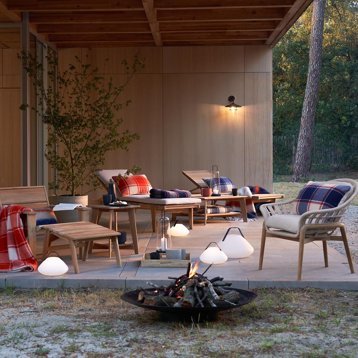 Yoroko H53cm Glass and Metal Lantern – image 7