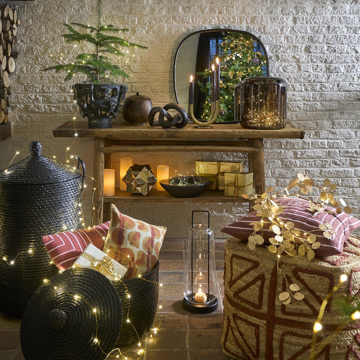 Yoroko H53cm Glass and Metal Lantern – image 8
