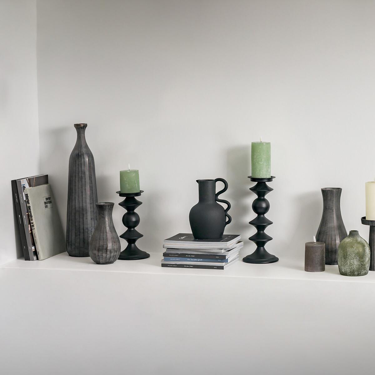 27cm Black Iron Pillar Candle Holder – image 6