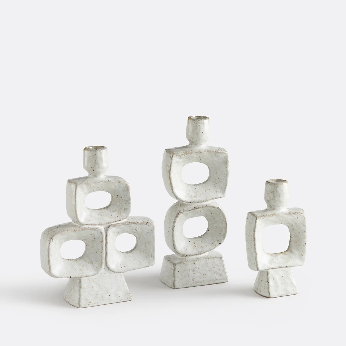 Ceral Ceramic Organic Candleholder Height 16.5cm – image 4