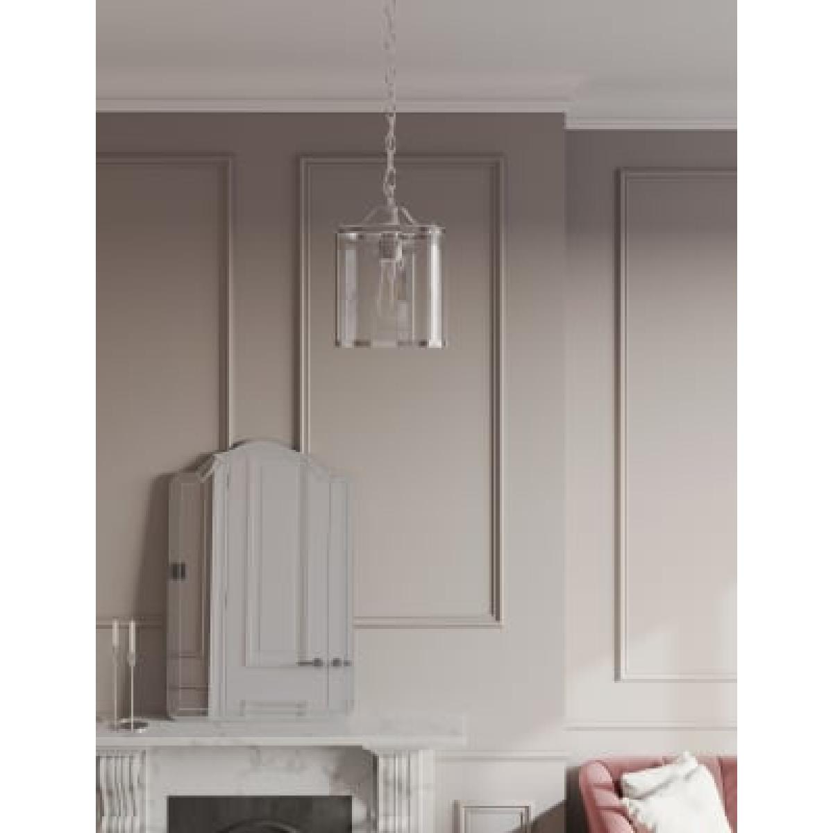 M&S Elizabeth Lantern Pendant - Chrome, Chrome – image 6