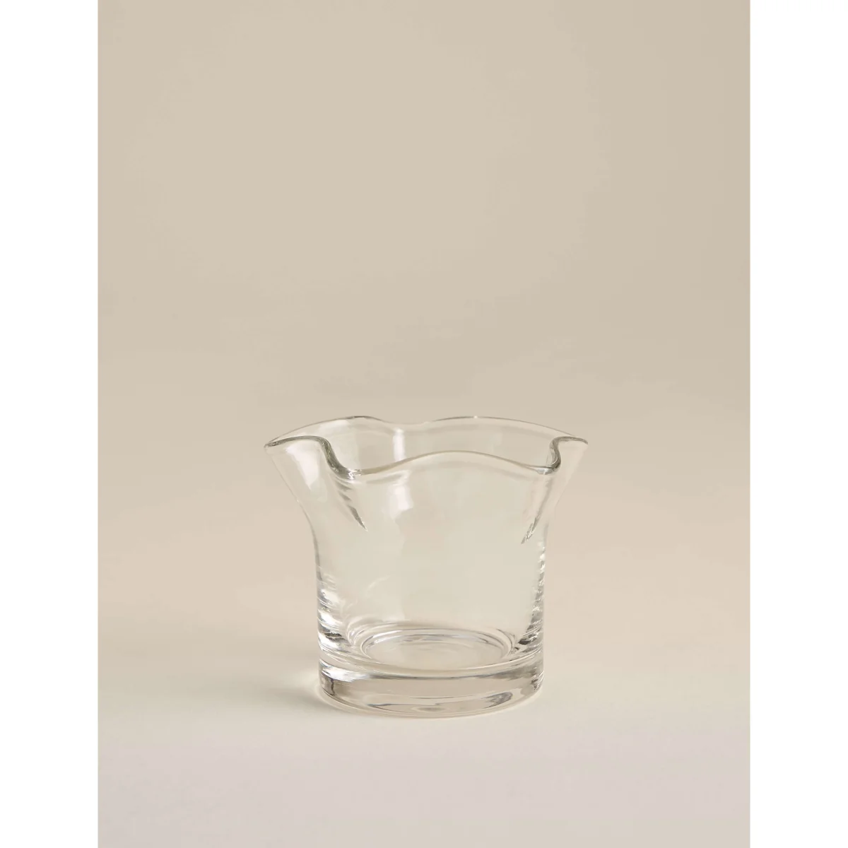 M&S Handkerchief Tealight Holder Clear – image 2