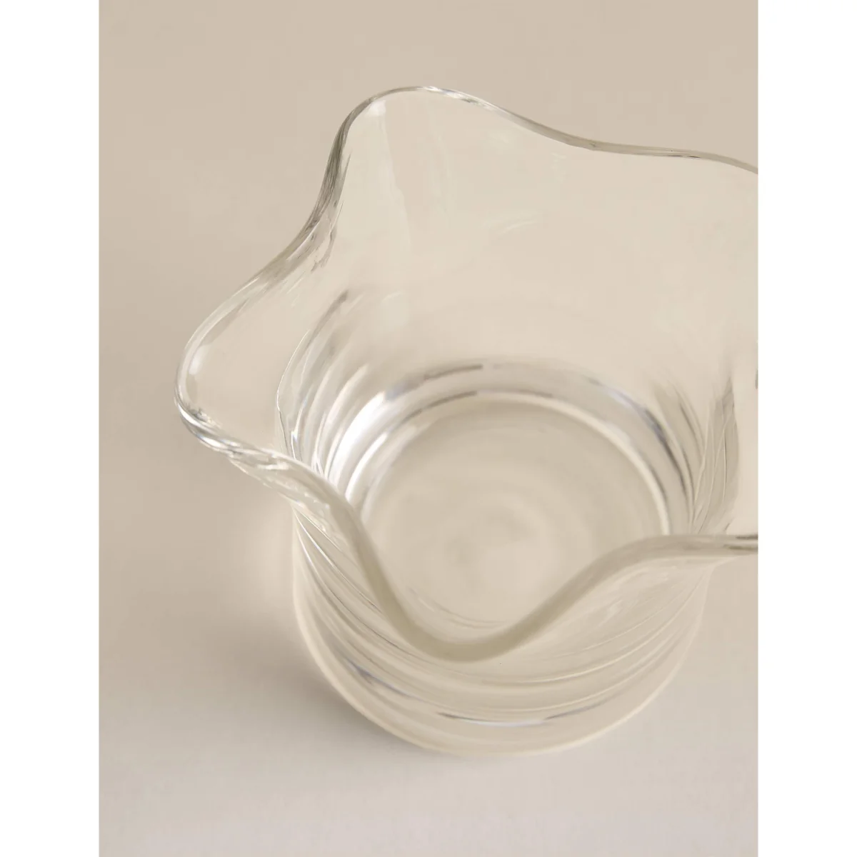 M&S Handkerchief Tealight Holder Clear – image 3