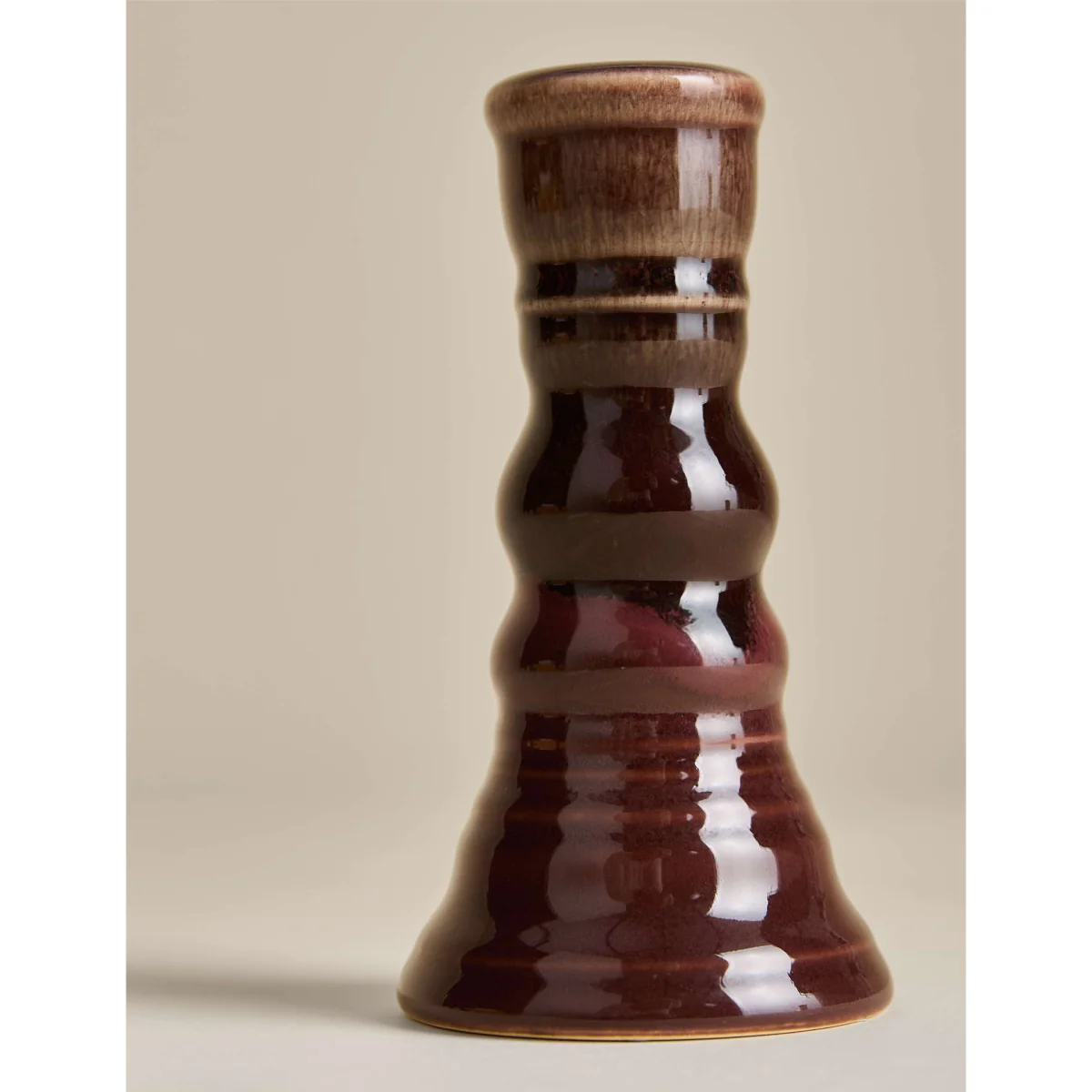 M&S Rounded Candle Holder Purple – image 3