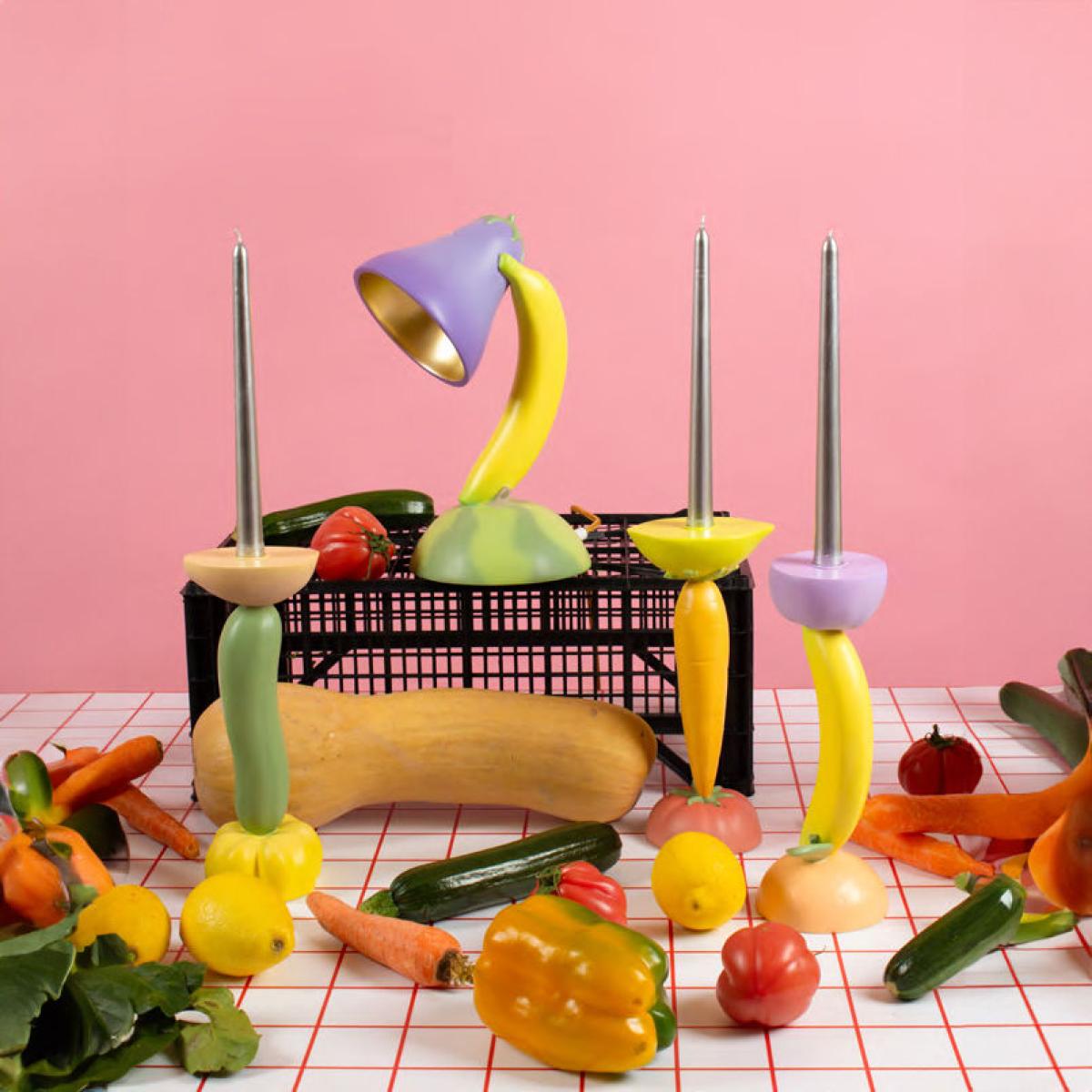 Vitamin Candle stick plastic material multicoloured / Resin - Seletti – image 3