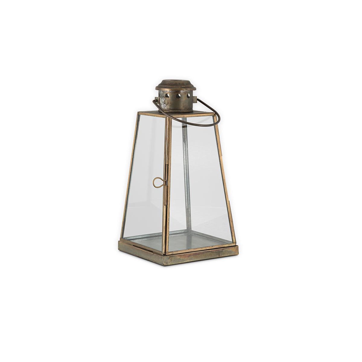 nkuku Giva Lantern | Candles Holders & Lanterns | Antique Brass | Small – image 5