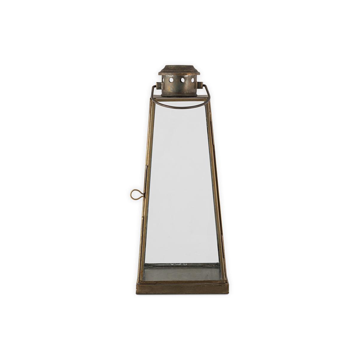 nkuku Giva Lantern | Candles Holders & Lanterns | Antique Brass | Small – image 8