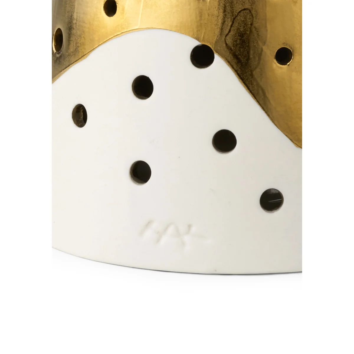 Kähler Nobili candle holder large Gold-white – image 4