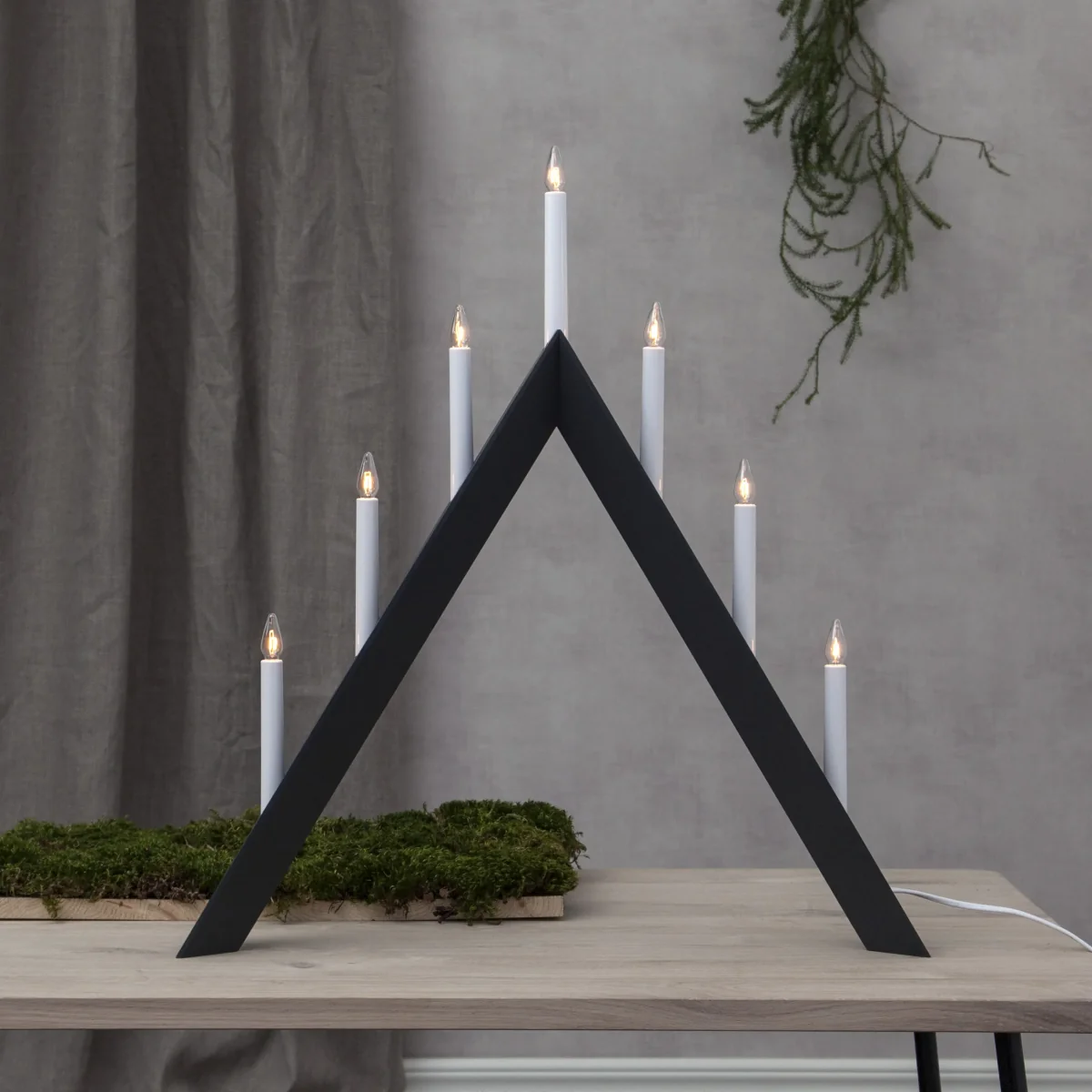 Arrow candle holders 64.5 cm Grey – image 3