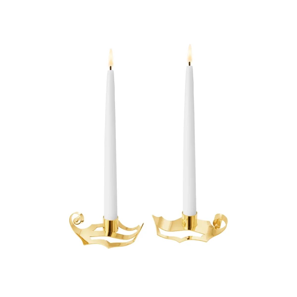 Georg Jensen 2026 candleholders Gold 2 pieces