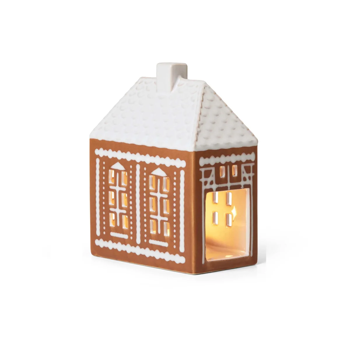 Kähler Gingerbread candle holder 15 cm Brown – image 3