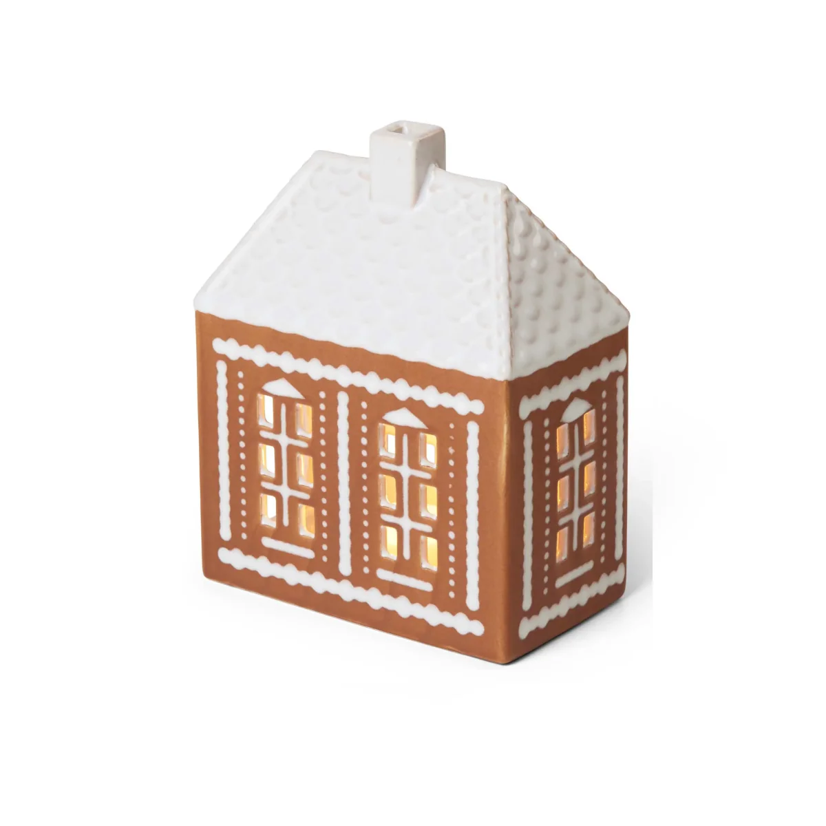 Kähler Gingerbread candle holder 15 cm Brown – image 4