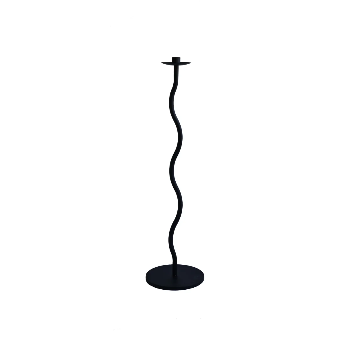 Cooee Design Curved candle holder 75 cm Black – image 1