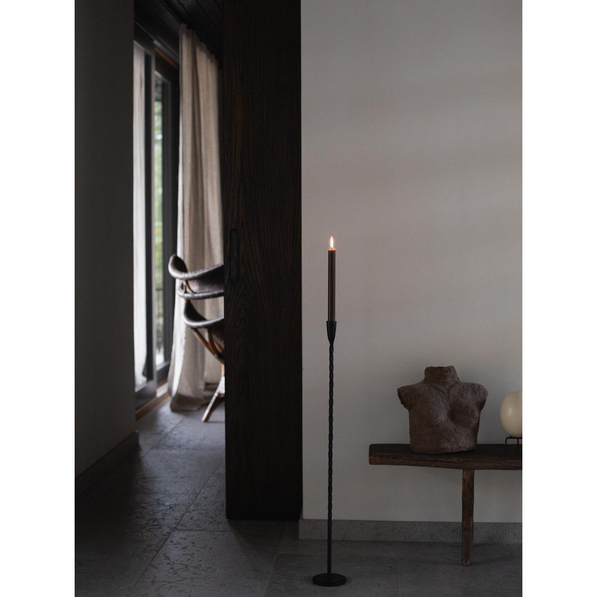 Tell Me More Twist floor candle holder 80 cm Black – image 2