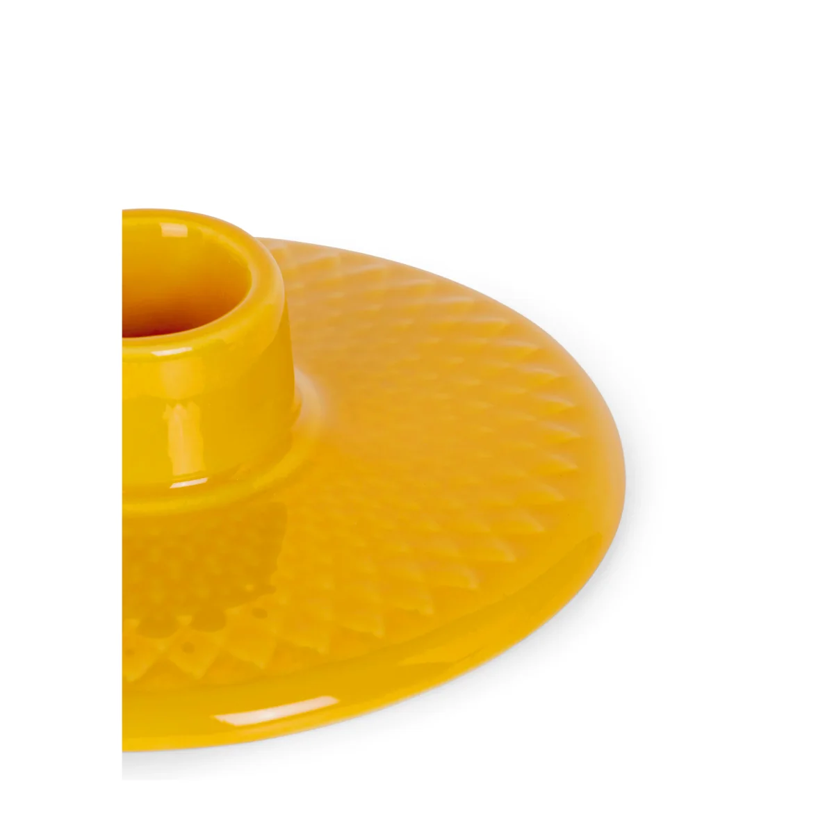 Lyngby Porcelæn Rhombe candle holder 3 cm Yellow – image 6