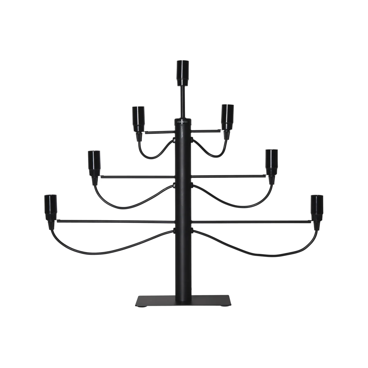 Milano electric candle holder Black – image 1