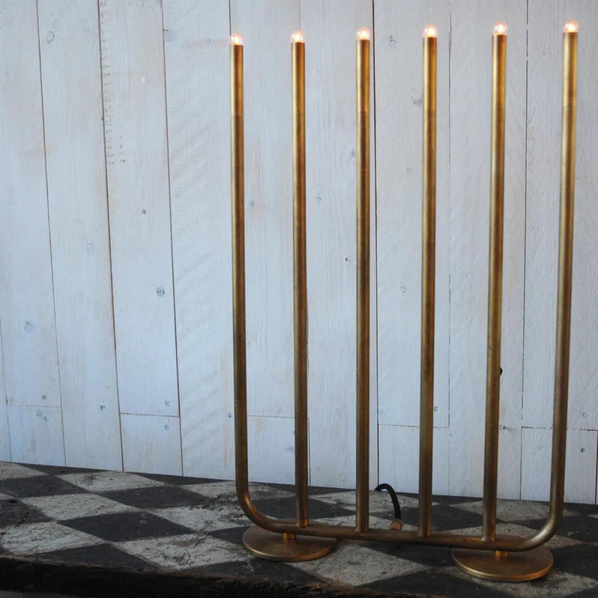Konsthantverk December 6 advent candlestick Frost – image 2