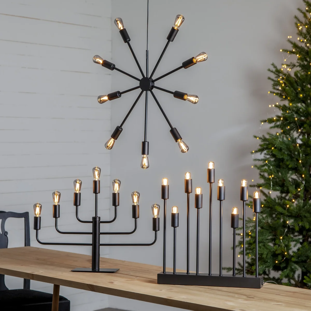Pix electric advent candle holder black – image 2