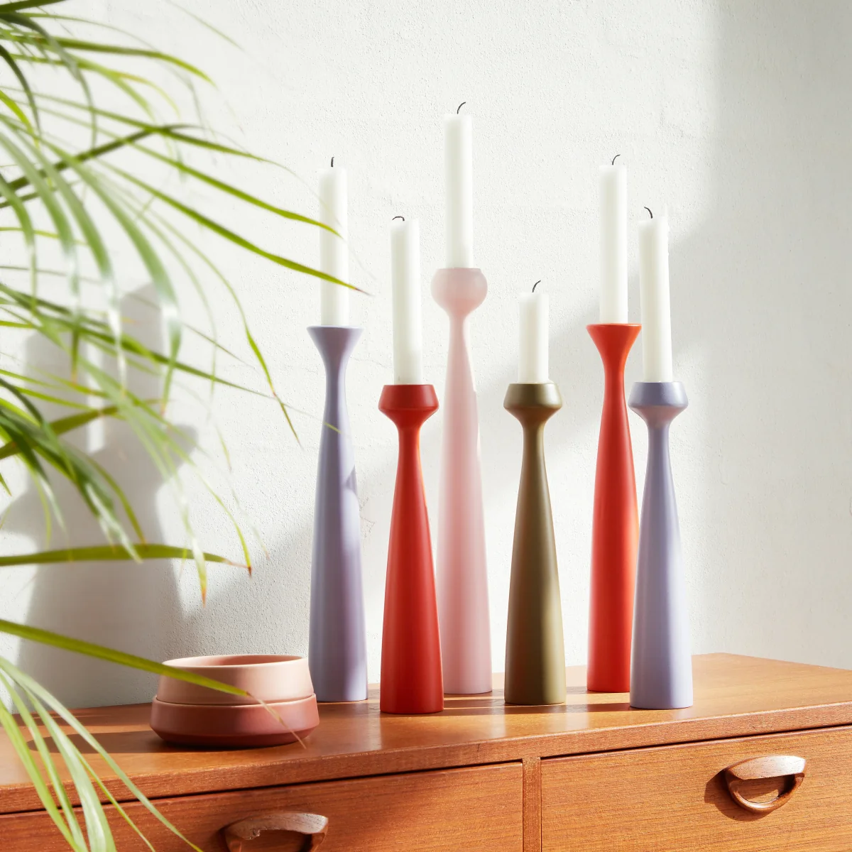 Applicata Blossom Rose candle holder 29 cm Lavender – image 3