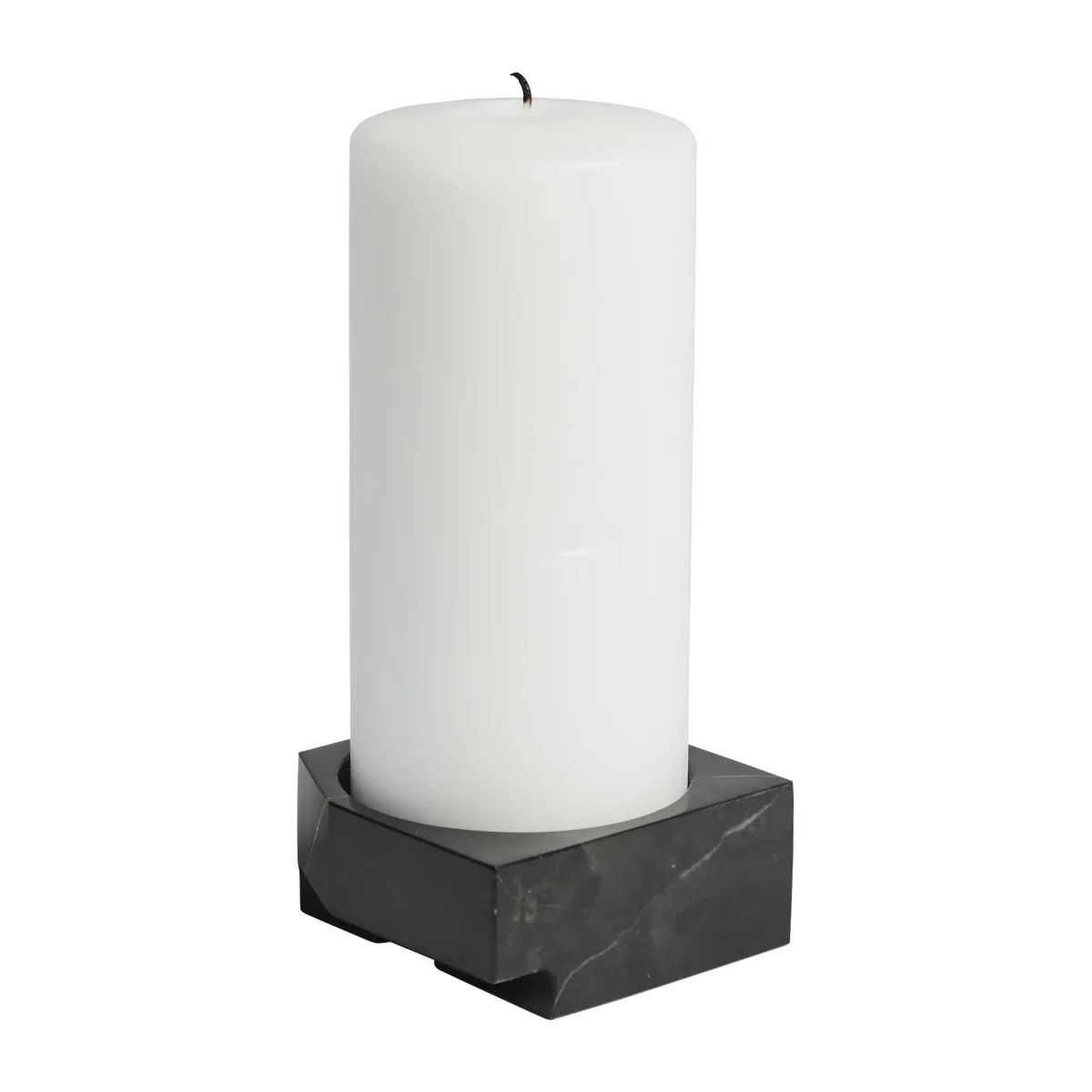 Woud Jeu de dés 3 candle holder marble Black – image 2