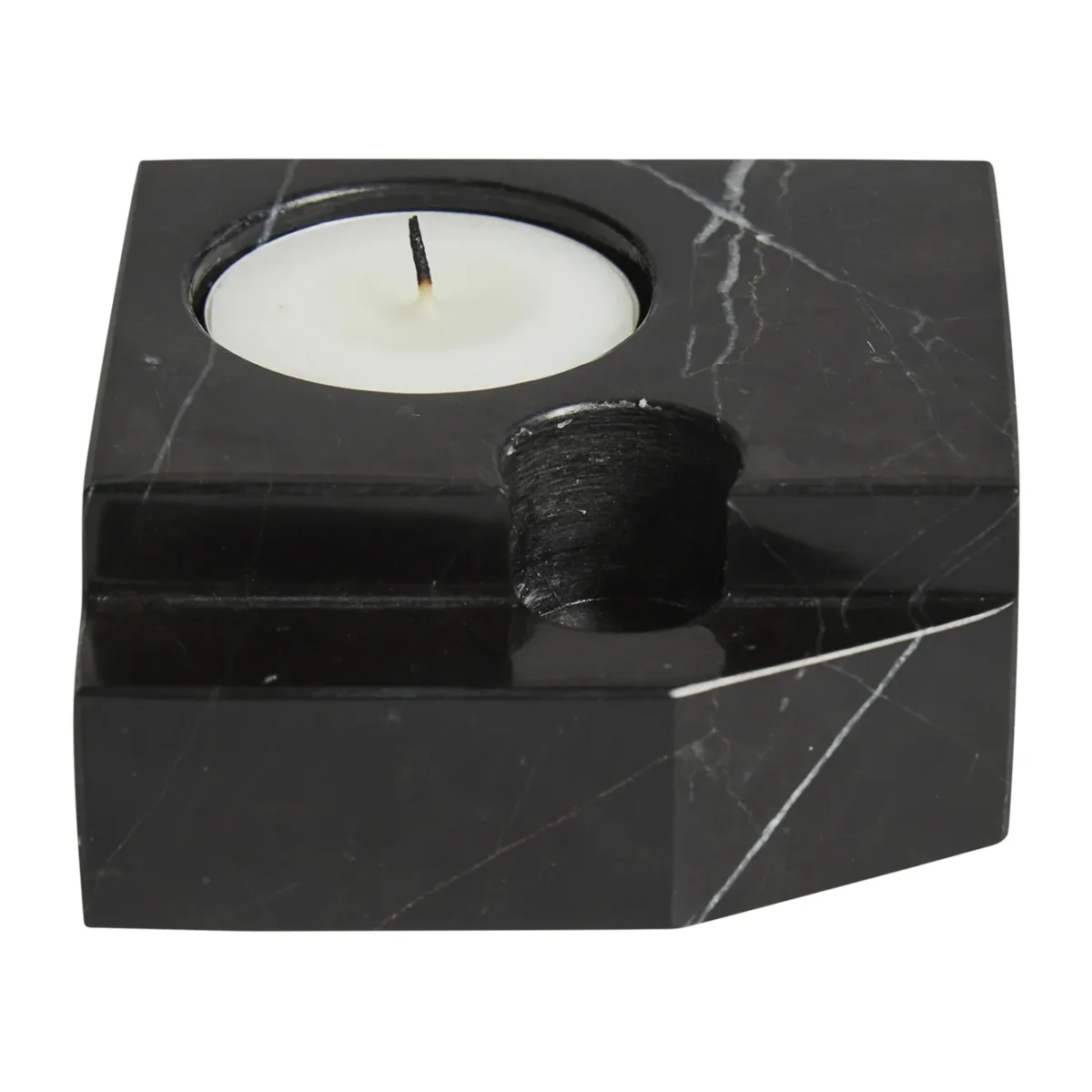 Woud Jeu de dés 3 candle holder marble Black – image 4