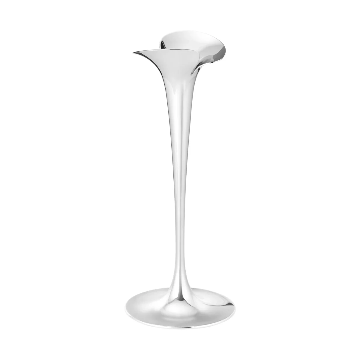 Georg Jensen Bloom candlesticks for taper candles Stainless steel large 2-pack – image 3