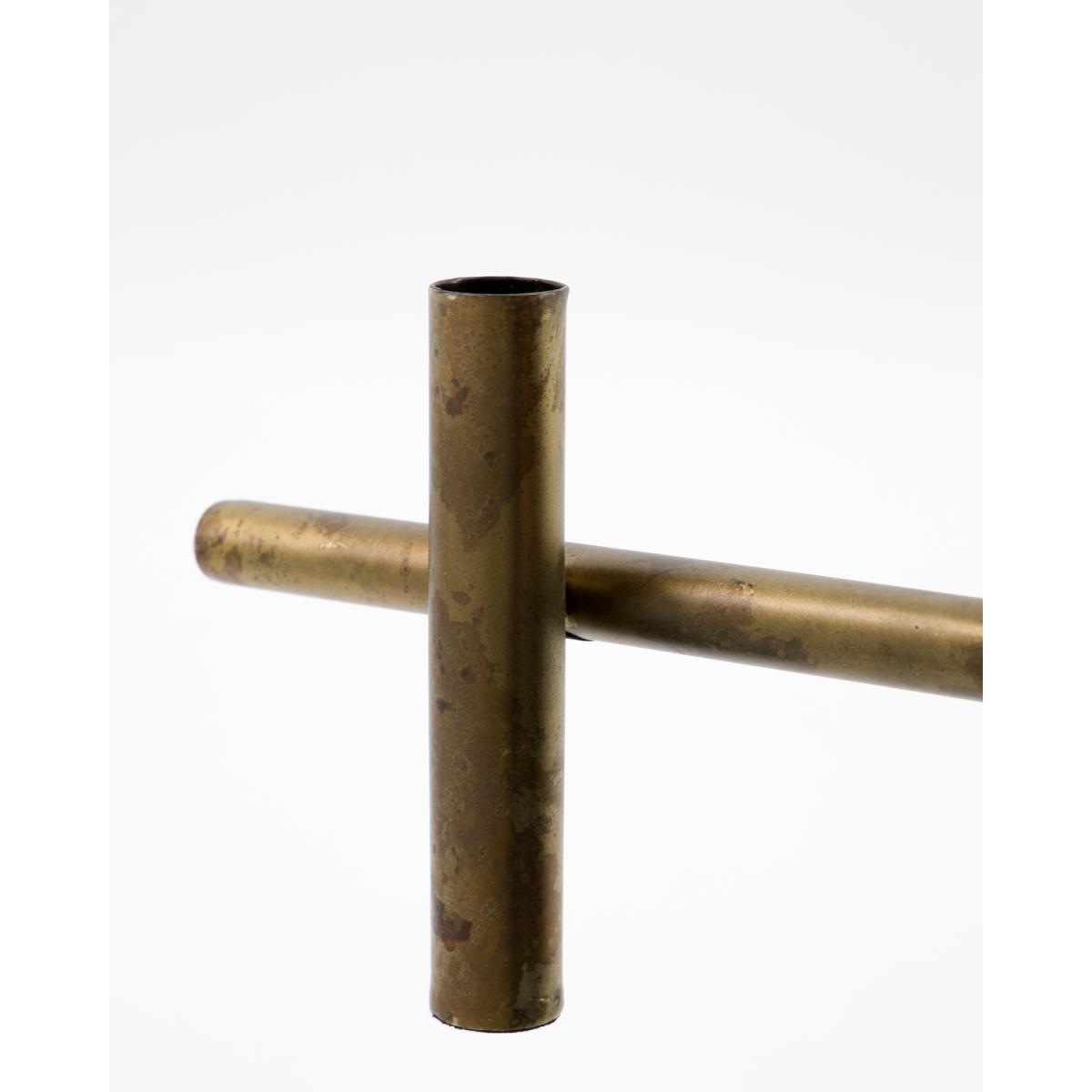House Doctor Maxi candlestick 80 cm Antique brass color – image 2