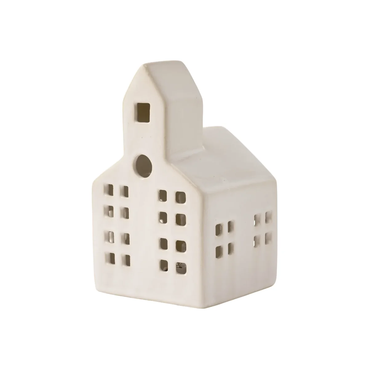 Lene Bjerre Mythel tealight holder White 8.7x8.5x14.2 cm