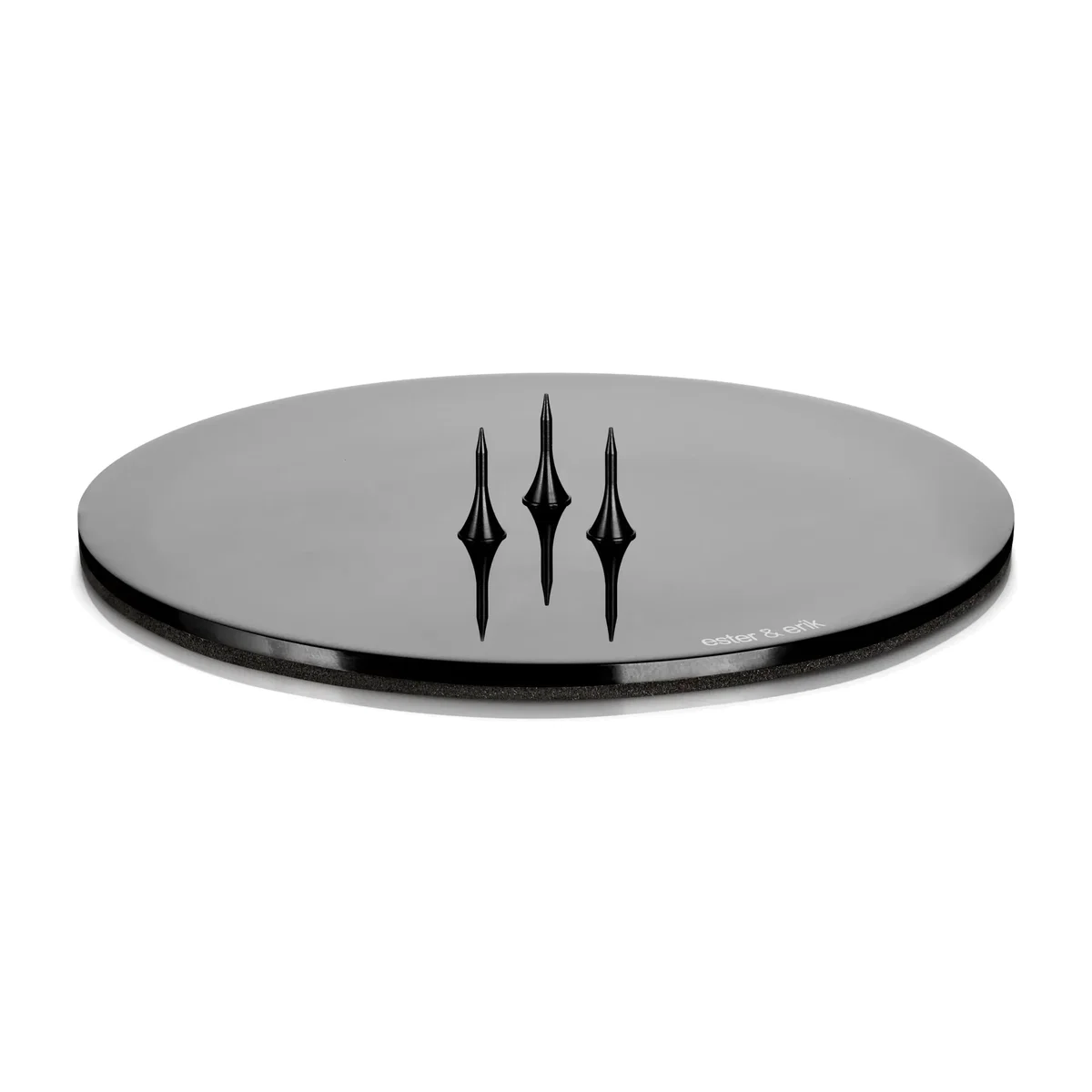 ester & erik ester & erik candle holder Ø9 cm polished Black