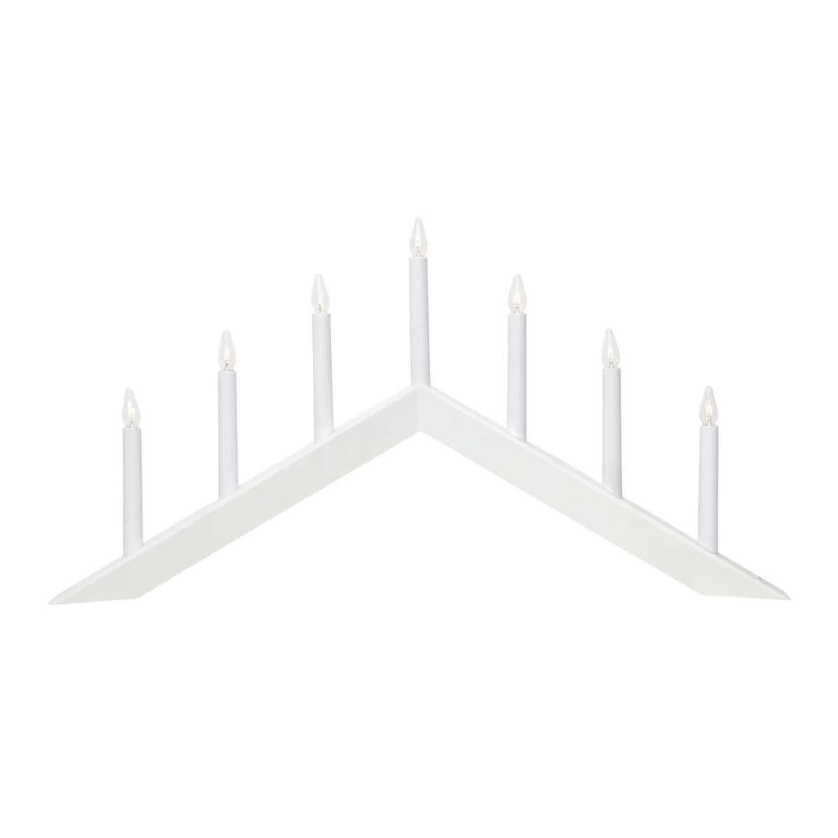 Arrow candle holder 36 cm White – image 1