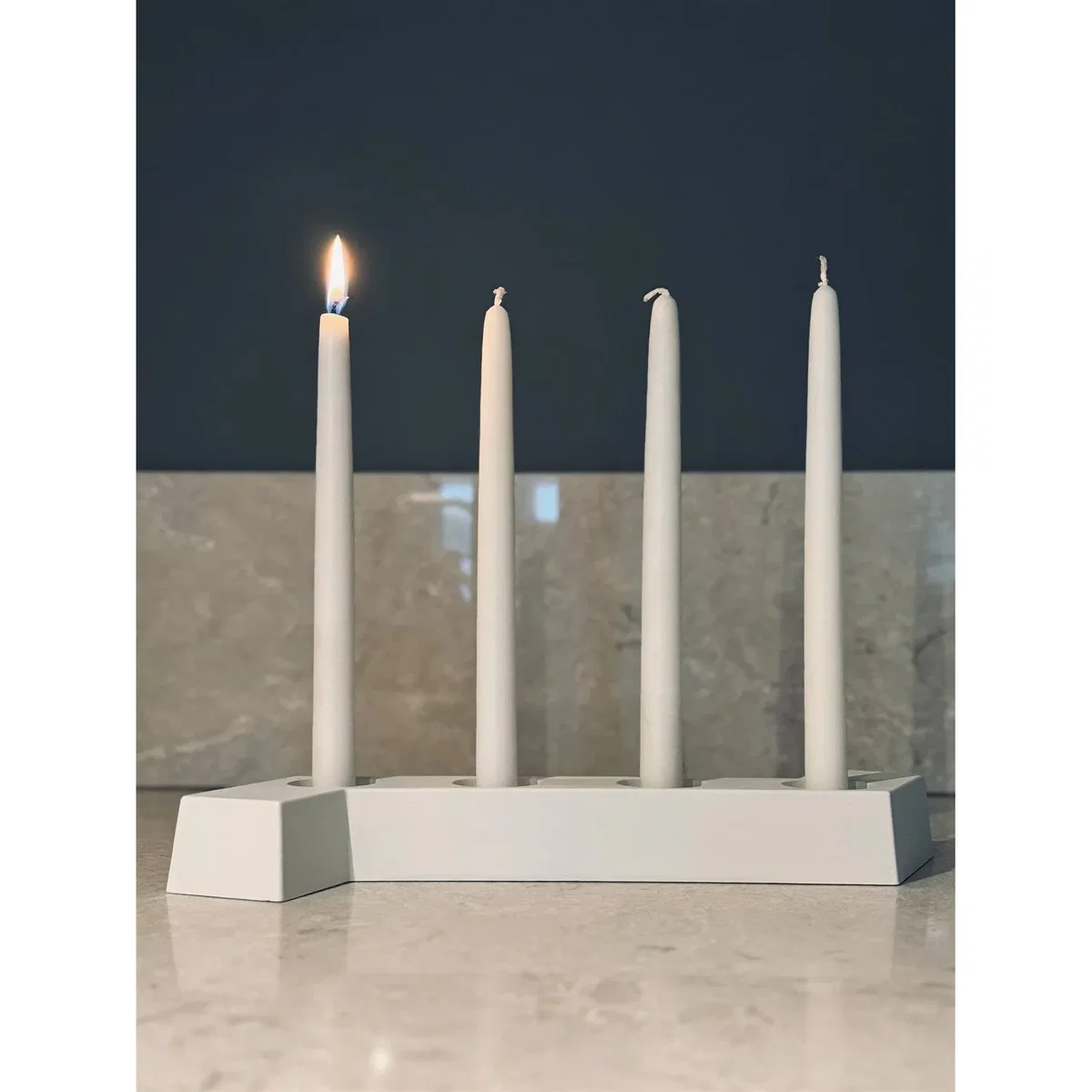 SMD Design SMD advent candleholder White 4 lights – image 2