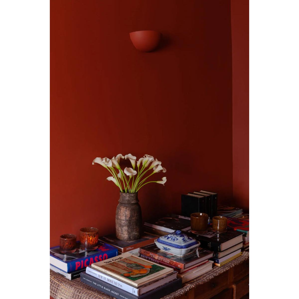 Olsson & Jensen Fuji candle holder Ø10 cm Dark brown – image 3