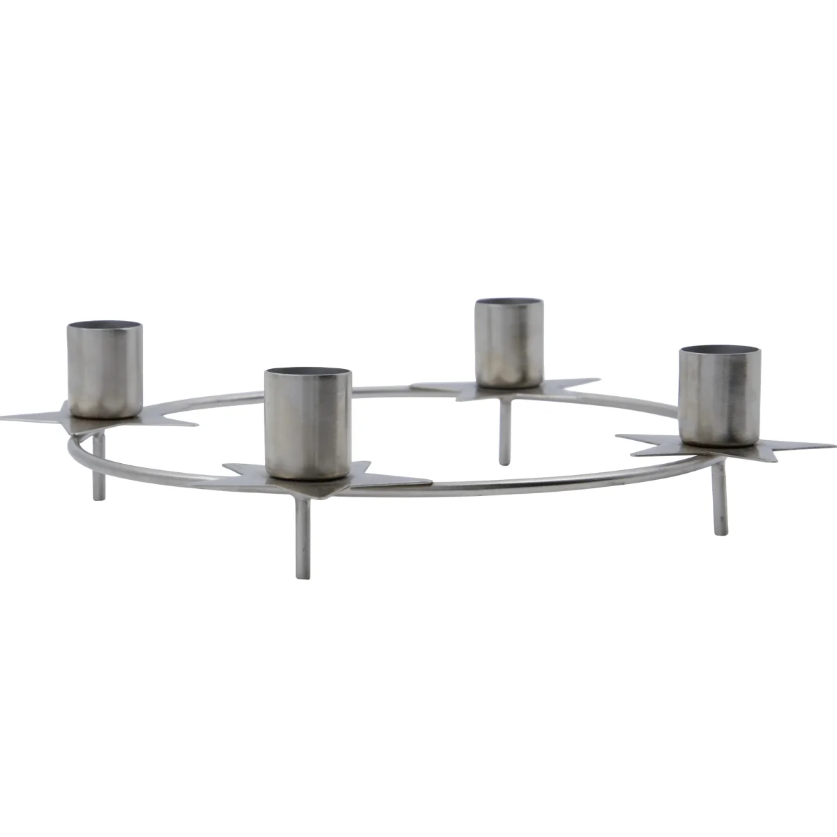 House Doctor Stage advent candle holder Ø24 cm Silver – image 1