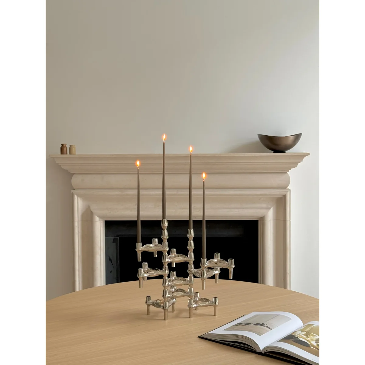 STOFF STOFF Nagel BMF candle holder Chrome – image 5