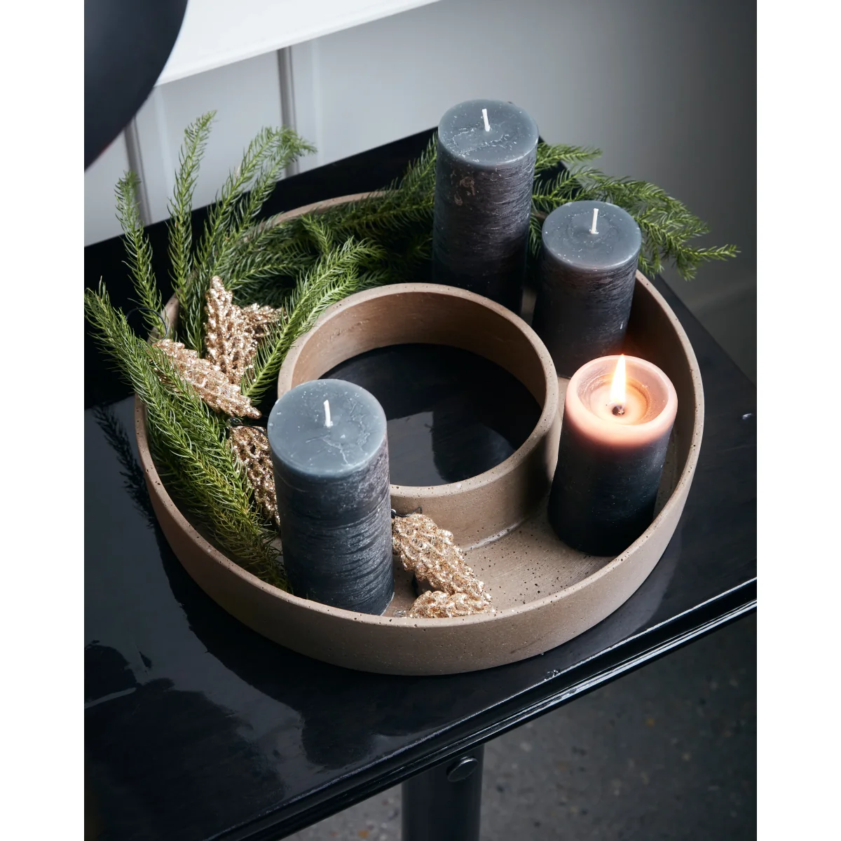 House Doctor The Ring candle holder for block candles Daca – image 4