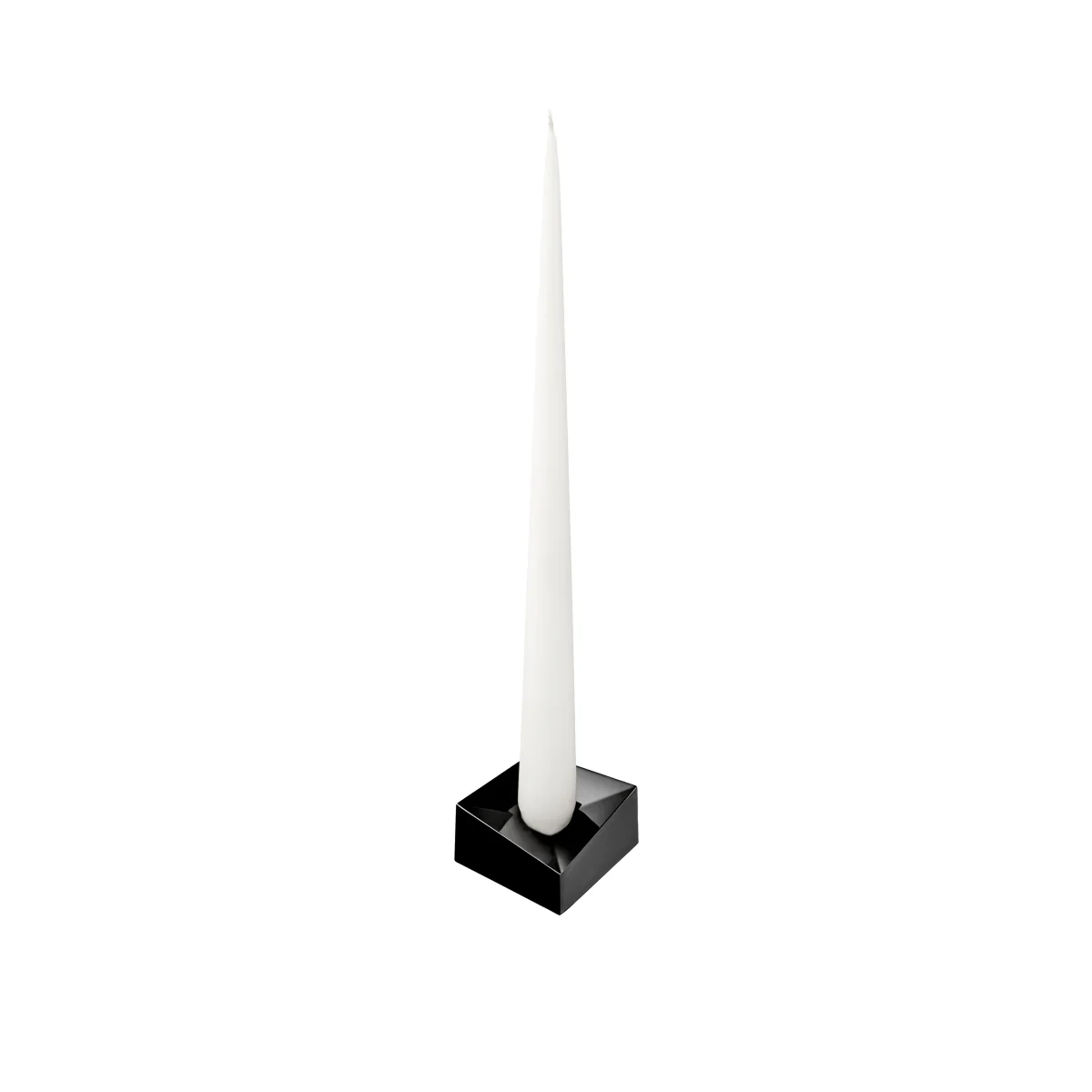 STOFF STOFF Nagel reflect candle holder large 3.2 cm Black chrome – image 1