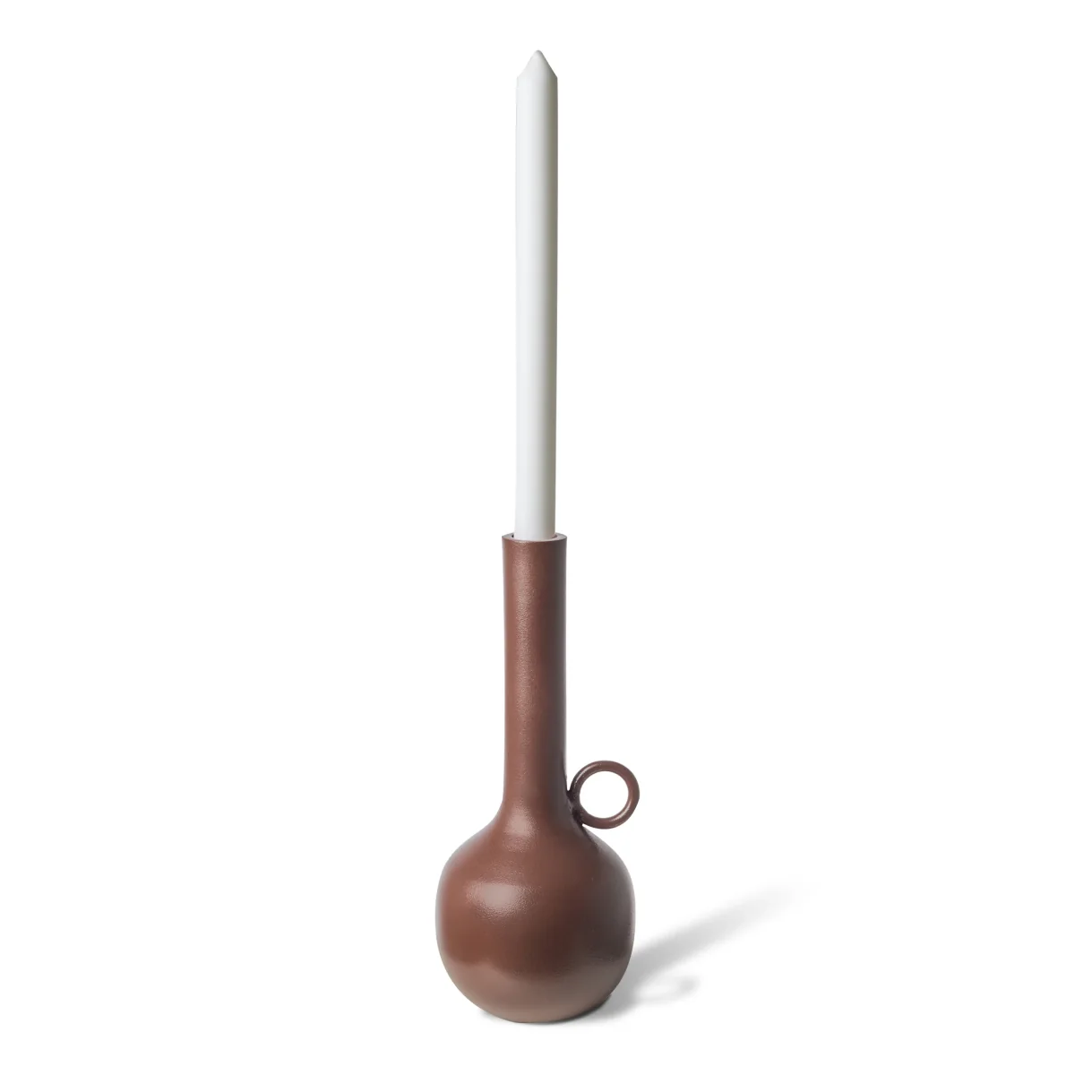 POLSPOTTEN Spartan candle holder M 26 cm Cognac – image 3