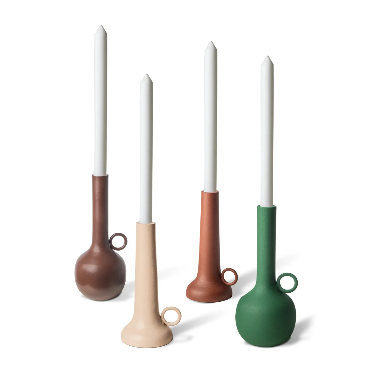 POLSPOTTEN Spartan candle holder M 26 cm Cognac – image 4