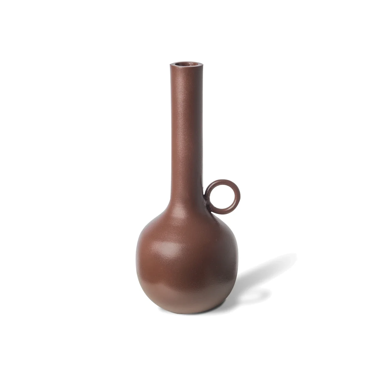 POLSPOTTEN Spartan candle holder M 26 cm Cognac – image 1