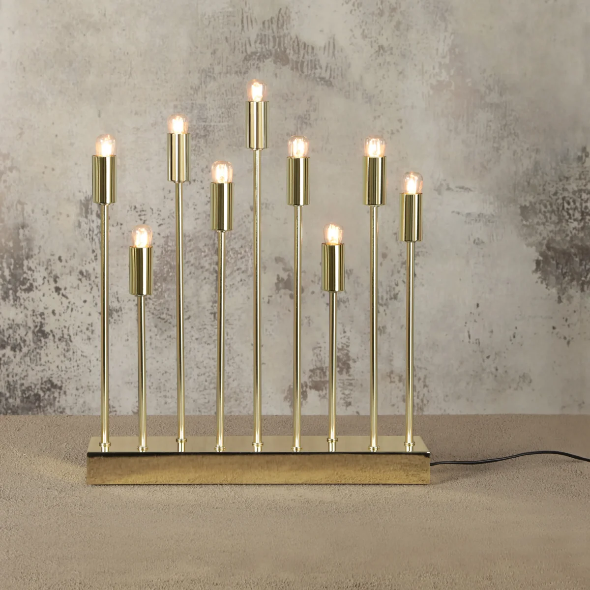 Pix electric advent candle holder brass – image 2