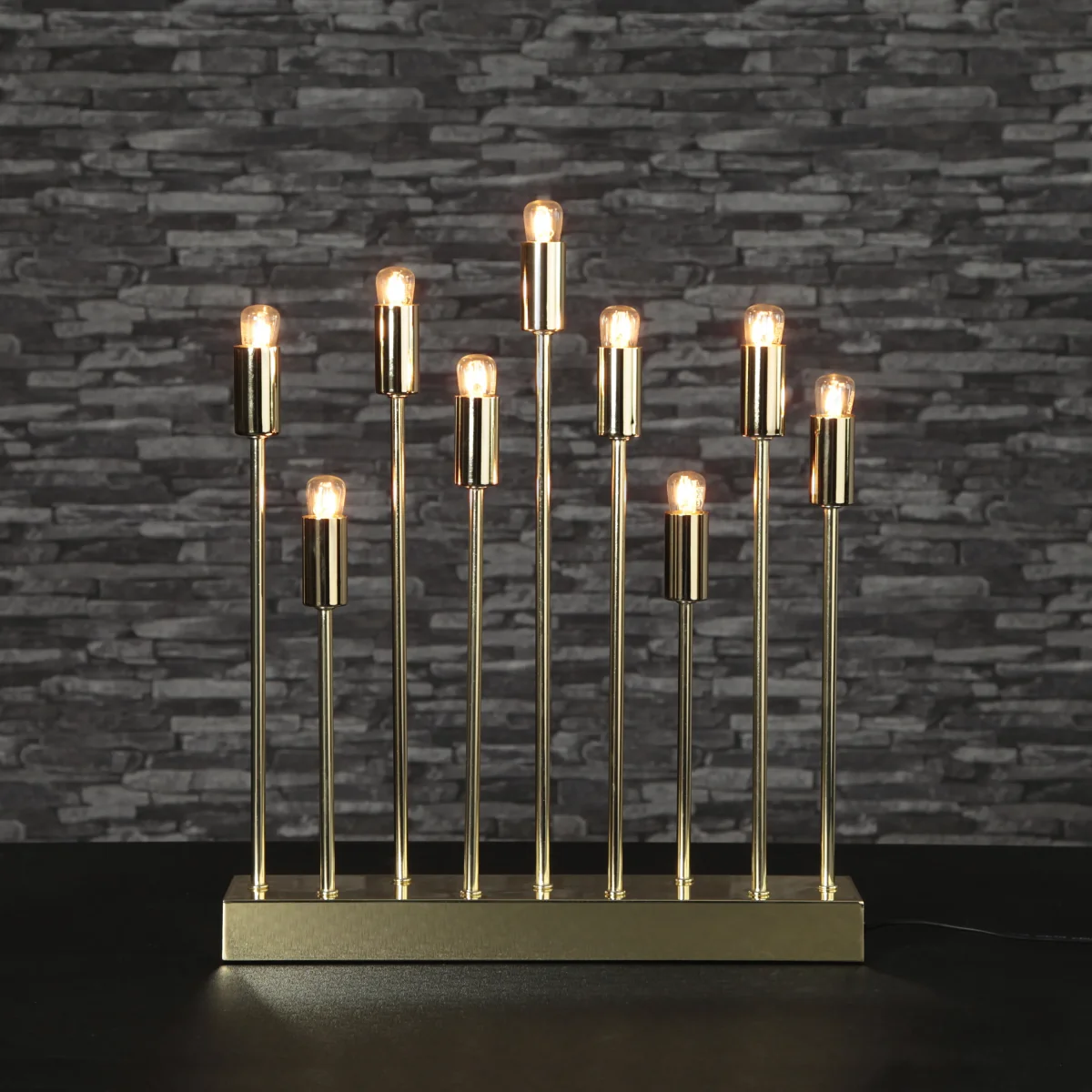 Pix electric advent candle holder brass – image 3