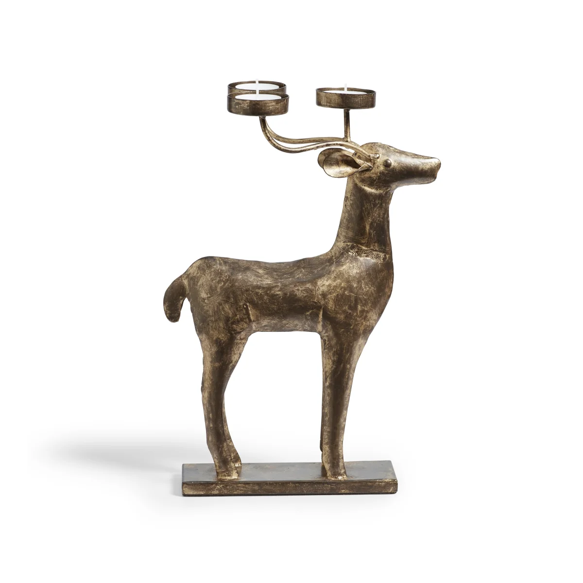 OKA, Charborough Tealight Holder - Rubbed Bronze, Candle Holder – image 2